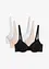 Push up bh met beugels (set van 3), bonprix