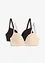 Push up bh zonder beugels met katoen (set van 2), bonprix