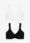 Minimizer T-shirt bh (set van 2) met beugels en biologisch katoen, bonprix