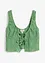 Top met veterdetail in gestructureerde look, bonprix