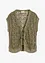 Ajour gebreid vest met viscose, bonprix