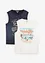 Muscle shirt in gewassen look (set van 2), bonprix