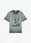 T-shirt in een verwassen look van biologisch katoen, bonprix