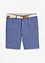 Stretch bermuda met riem, regular fit, bonprix