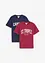 T-shirt van biologisch katoen (set van 2), bonprix