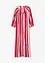 Gestreepte kaftan jurk van gestructureerde viscose, bonprix