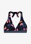 Halter bikinitop met gerecycled polyamide, bonprix
