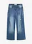 Wide leg jeans mid waist, bonprix