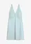 Slipdress met uitneembare vulling en glanzend materiaal, bonprix