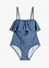Bandeau badpak in jeanslook, bonprix