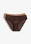Slip met glanzend effect (set van 2), bonprix