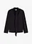 Gestructureerd shirt met afneembare strik, bonprix