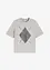 Shirt met halflange mouwen, pailletten en print, bonprix