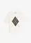 Shirt met halflange mouwen, pailletten en print, bonprix