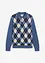 Polo-trui met Argylepatroon van puur katoen, bonprix