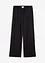 Slip-on broek van viscosemix met structuur, bonprix