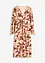 Midi jurk met lurex, gedessineerd, bonprix