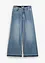 Wide leg jeans high waist, cropped, bonprix