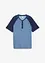 Henley shirt met korte mouwen in gewassen look van puur biologisch katoen, bonprix