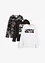 Longsleeve van puur katoen (set van 3), bonprix