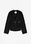 Oversized blazer met riem in wollook, gewatteerd, bonprix