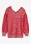 Lange trui met lurex, bonprix