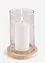 Decoratief LED-windlicht met kaars, bonprix