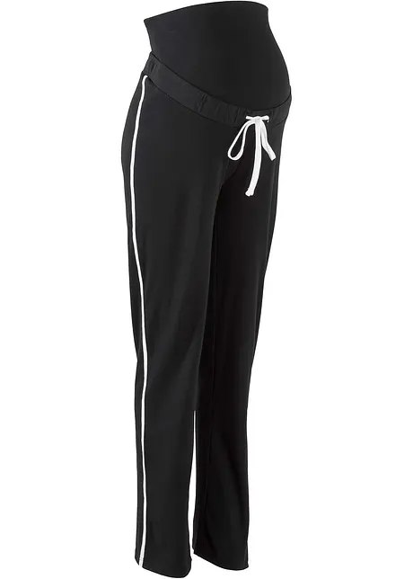 Zwangerschaps-joggingbroek van biologisch katoen, straight leg, bonprix