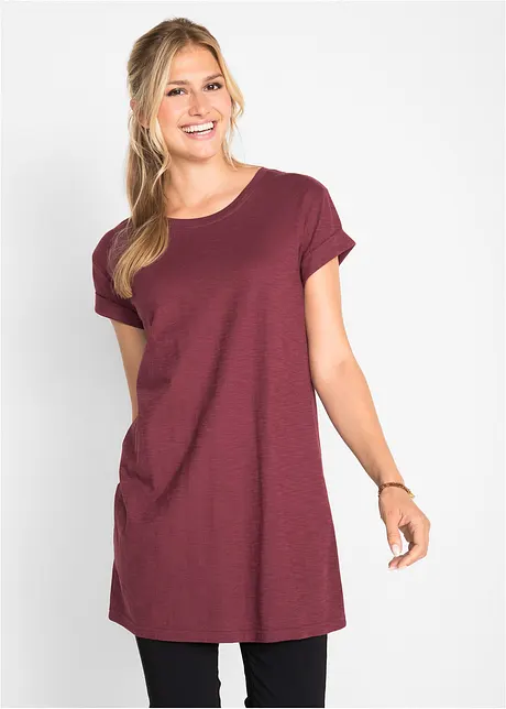 Boxy longshirt, korte mouw, bonprix