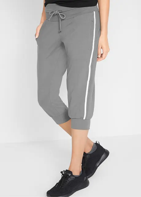 Capri joggingbroek van katoen (set van 2), bonprix