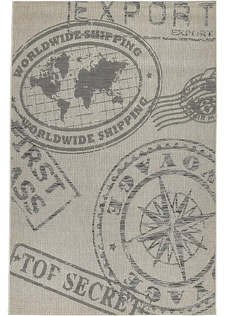 Binnen- en buitenkleed met kompas, bonprix