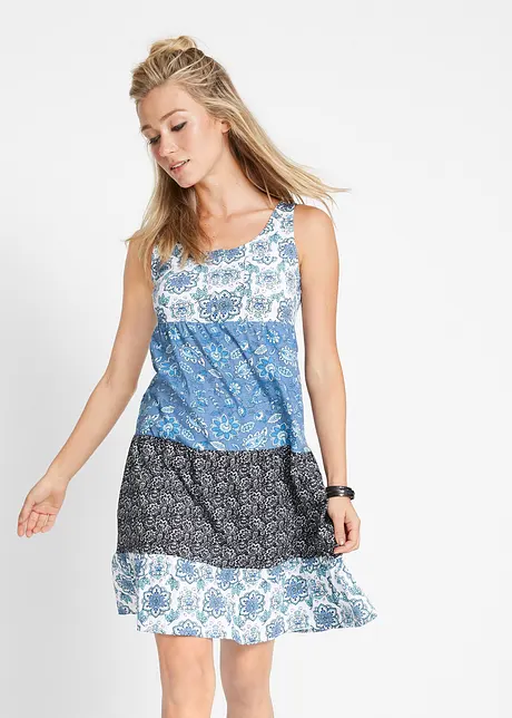 Jurk van katoen-jersey, kort, bonprix