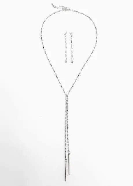 Ketting en oorbellen (3-dlg. set), bpc bonprix collection