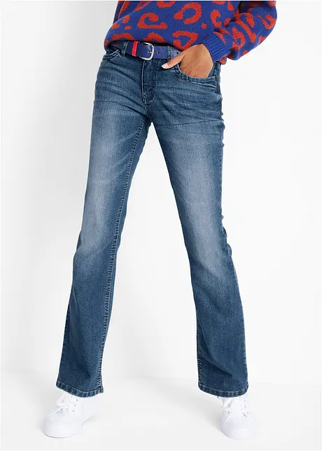 Comfort stretch jeans, bootcut, bonprix