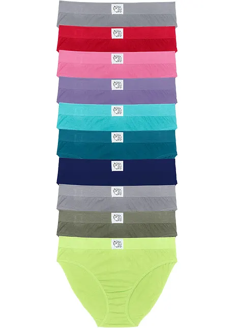 Slip (set van 10), bonprix