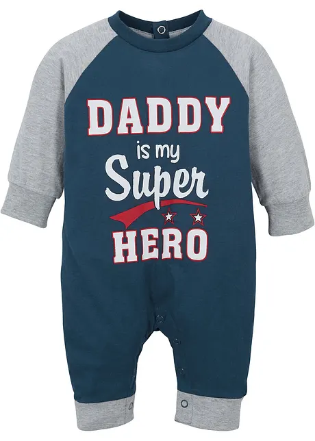 Baby jumpsuit met biologisch katoen, bpc bonprix collection