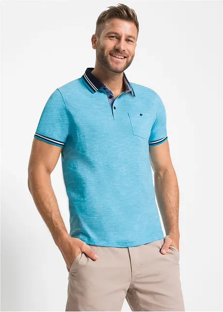 Poloshirt met borstzak, korte mouw, bonprix