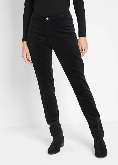 Stretch corduroy broek met comfortband, bpc bonprix collection