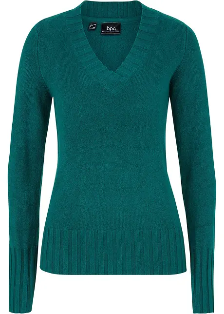 Trui met V-hals, bonprix