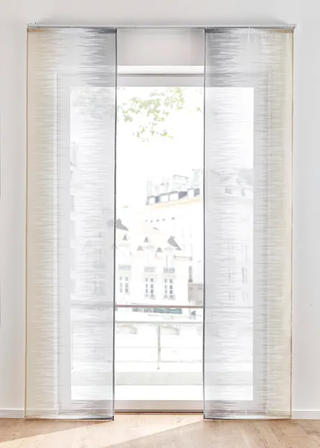 Paneelgordijn met print (2 stuks), bonprix