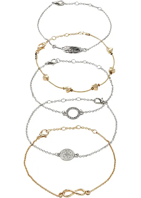 Armbanden (5-dlg. set), bonprix