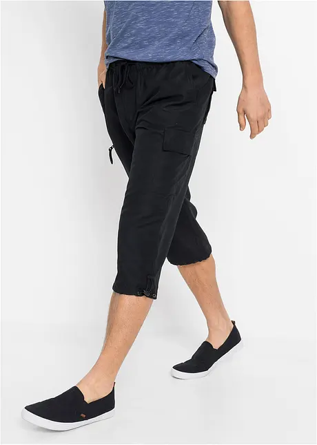 Microvezel 3/4 broek met comfort fit, regular fit, bonprix