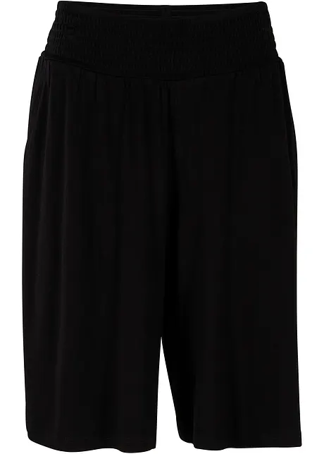 Wijde jersey bermuda in een viscosemix, bonprix