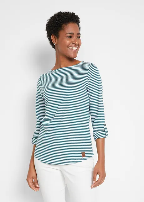 Longsleeve met boothals, bonprix