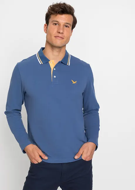 Poloshirt, lange mouw (set van 2), bonprix