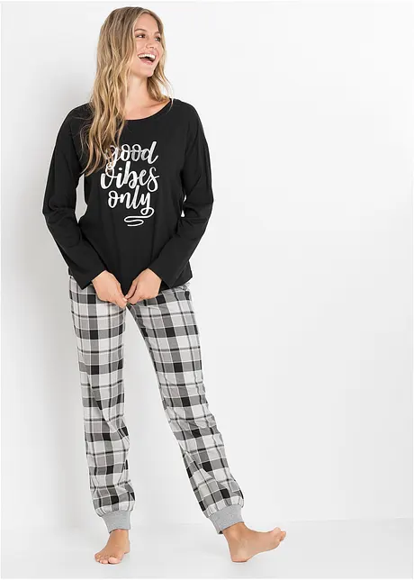 Pyjama met oversized shirt (2-dlg. set), bonprix