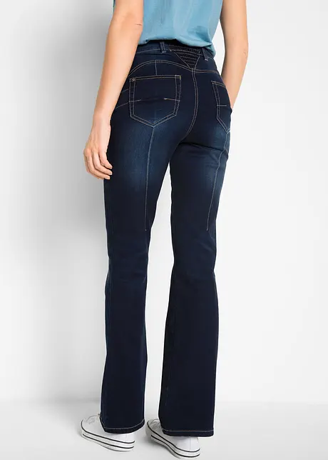 Corrigerende jeans met mid waist, bootcut, bonprix