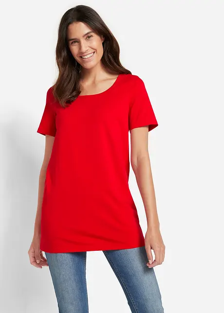 Lang basic T-shirt (set van 2), bonprix