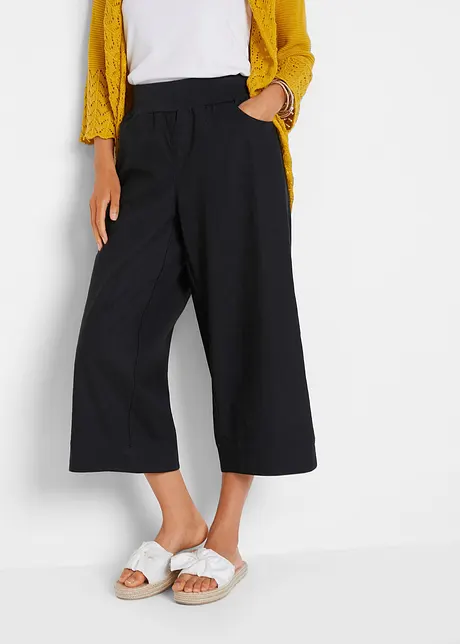 3/4 broek van een linnen-katoenmix, bonprix