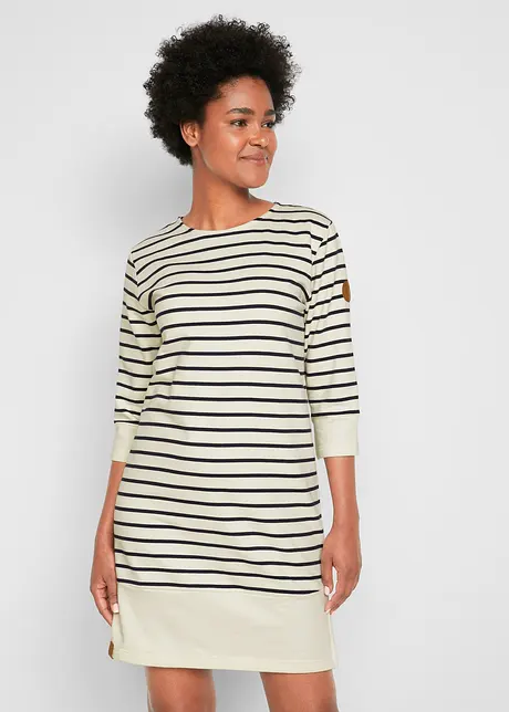 Sweatjurk met 3/4 mouwen, bonprix